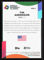 Tim Anderson 2023 Topps World Baseball Classics Stars Series Mint Card #WBC-5

