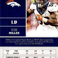 Von Miller 2016 Panini Series Mint Rookie Card #196