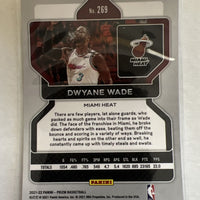 Dwyane Wade 2021 2022 Panini Prizm Series Mint Card #269