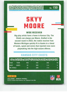 Skyy Moore 2023 Donruss Series Mint 2nd Year Card #150