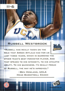 Russell Westbrook 2008 Press Pass Insider Insight Mint ROOKIE Card #II-6
