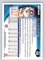 Eli Manning 2010 Topps Series Mint Card #400
