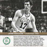 John Havlicek 2012 2013 Panini Hoops Hall Of Fame Heroes Series Mint Card #7