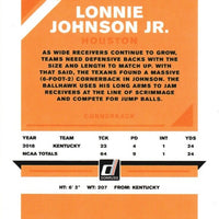 Lonnie Johnson Jr. 2019 Donruss Press Proof Red Series Mint Card #276