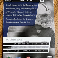 Tony Romo 2007 Upper Deck Tuff Stuff Magazine Series Mint Card #TSUD42