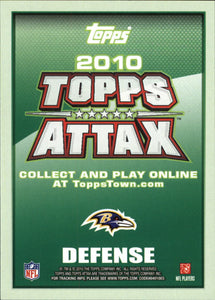 Ray Lewis 2010 Topps Attax Code Card Series Mint Card