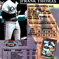 Frank Thomas 1994 Stadium Club Series Mint Card #200