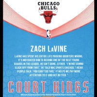 Zach LaVine 2018 2019 Panini Donruss Court Kings Series Mint Card #30