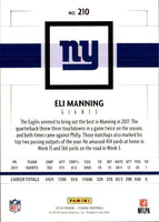 Eli Manning 2018 Panini Series Mint Card #210
