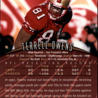 Terrell Owens 1998 Topps Finest Series Mint Card #109