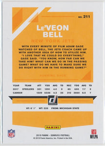 Le'Veon Bell 2019 Donruss Press Proof Red Series Mint Card #211