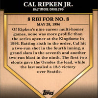 Cal Ripken Jr.  2012 Topps Golden Greats Series Mint Card #GG45
