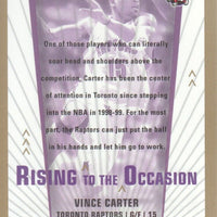 Vince Carter 2003 2004 Upper Deck MVP Rising to the Occasion Series Mint Card #RO6