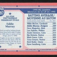 Eddie Murray 1991 O-Pee-Chee Series Mint Card #397