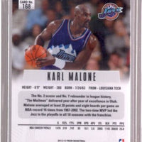 Karl Malone 2012 2013 Panini Prizm Series Mint Card #168  First Year Of Prizm