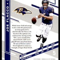 Joe Flacco 2018 Donruss Elite Series Mint Card #74