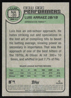 Luis Arraez 2023 Topps Heritage New Age Performers Series Mint Card #NA-20

