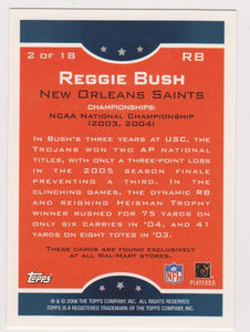 Reggie Bush 2006 Topps True Champions Mint Rookie Card #2