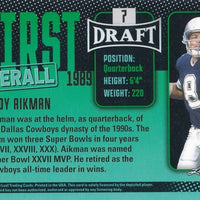 Troy Aikman 2023 Leaf Draft First Overall Green Series Mint Card #7