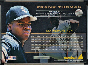 Frank Thomas 1994 Pinnacle Series Mint Card #1