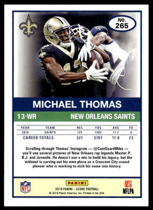 Michael Thomas 2019 Score GOLD Series Mint Card #265