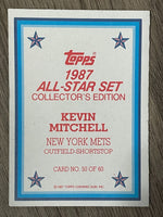 Kevin Mitchell 1987 Topps All-Star Collector's Edition Mint Card #50
