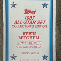 Kevin Mitchell 1987 Topps All-Star Collector's Edition Mint Card #50