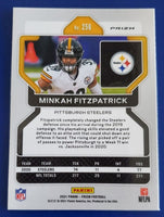 Minkah Fitzpatrick 2021 Panini Prizm Orange Lazer Series Mint Card #256
