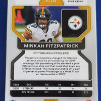 Minkah Fitzpatrick 2021 Panini Prizm Orange Lazer Series Mint Card #256