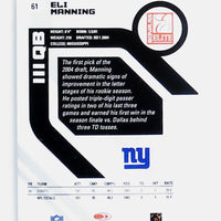 Eli Manning 2005 Donruss Elite Series Mint Card #61