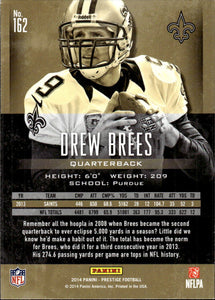 Drew Brees 2014 Prestige Series Mint Card #162