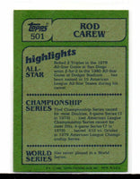 Rod Carew 1982 Topps In Action Series Mint Card #501
