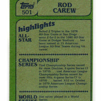 Rod Carew 1982 Topps In Action Series Mint Card #501