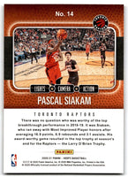 Pascal Siakam 2020 2021 Panini Hoops Lights Camera Action Series Mint Card #14
