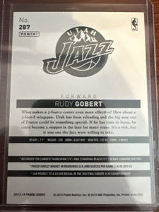 Rudy Gobert 2013 2014 NBA Hoops RED Parallel Series Mint Rookie Card #287