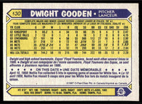 Dwight Gooden 1987 O-Pee-Chee Series Mint Card #130
