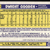 Dwight Gooden 1987 O-Pee-Chee Series Mint Card #130