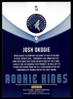 Josh Okogie 2018 2019 Panini Donruss Rookie Kings Series Mint Card #14
