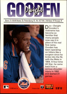 Dwight Gooden 1993 Triple Play Nicknames Series Mint Card #6