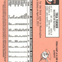 Trea Turner 2018 Topps Heritage Series Mint Card #104