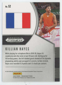 Killian Hayes 2020 2021 Panini Draft Picks Silver Series Mint Rookie Card #52