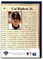 Cal Ripken Jr. 1992 Upper Deck Community Heroes Series Mint Card #36
