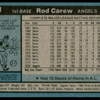 Rod Carew 1980 Topps Series Mint Card #700