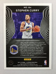 Stephen Curry 2021 2022 Panini Illusions Series Mint Card #104