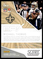 Michael Thomas 2019 Score Epix Moment Series Mint Card #EM-5
