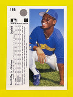 Ken Griffey 1990 Upper Deck Series Mint 2nd Year Card #156
