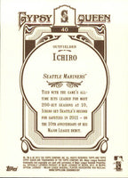 Ichiro Suzuki 2012 Topps Gypsy Queen Series Mint Card #40

