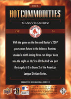 Manny Ramirez 2008 Upper Deck Hot Commodities Series Mint Card  #HC4
