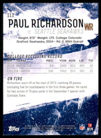 Paul Richardson 2014 Topps Fire Series Mint Card #111
