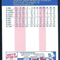 Darryl Strawberry 1987 Fleer Series Mint Card #23